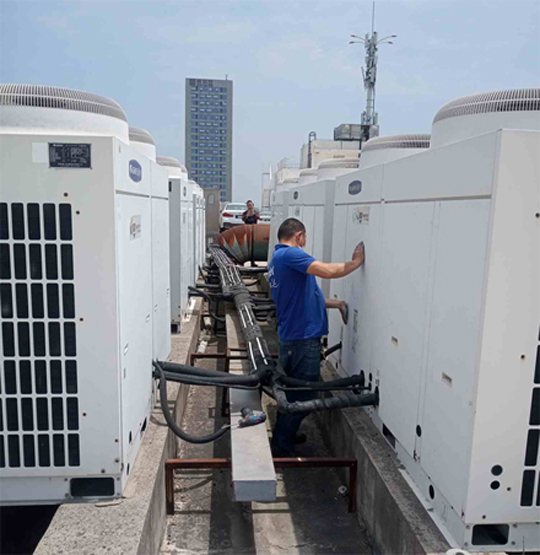 钢城中央空调制热和不制冷系统维修方法